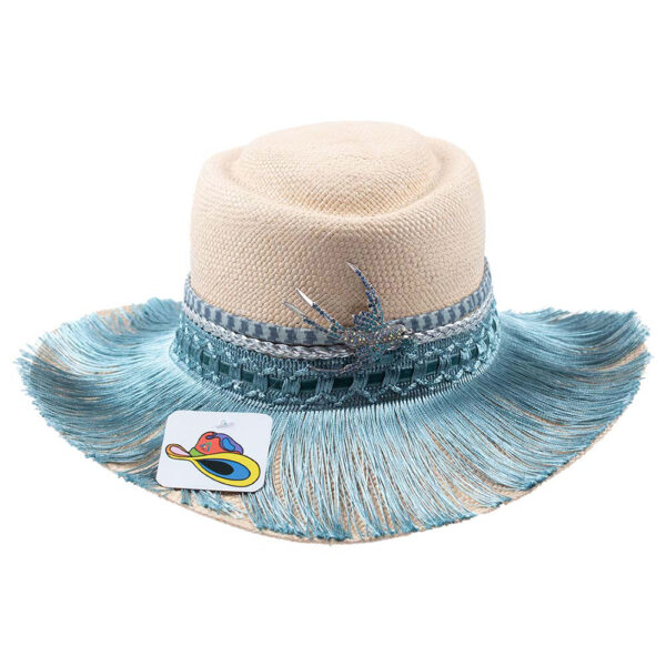Panama-hat Tile Feathers