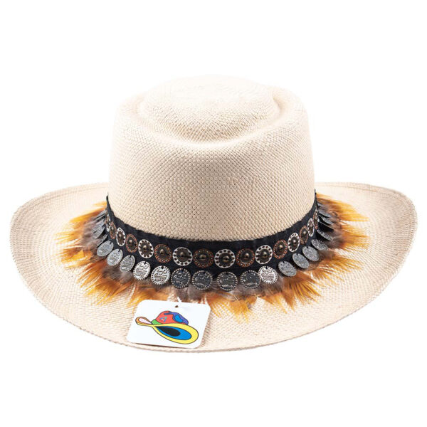 Panama-hat Yellow Feathers
