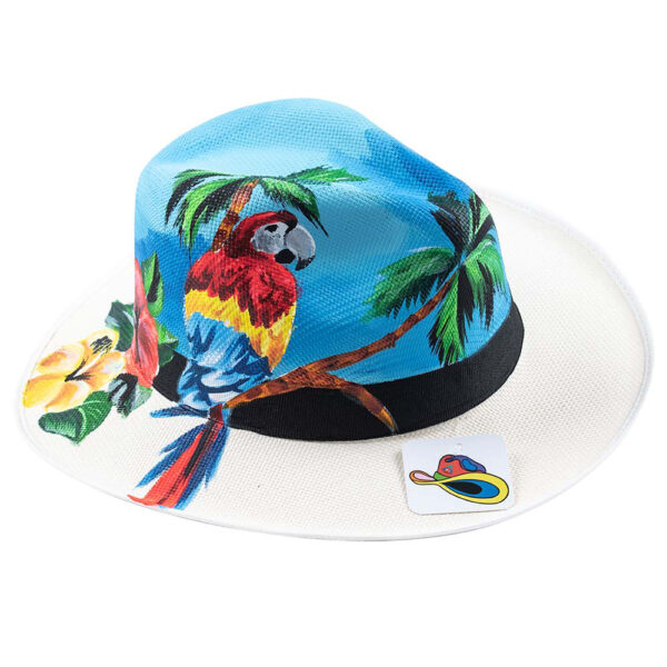 Panama-hat Guacamayo