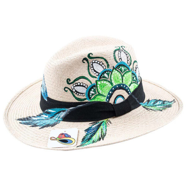 Panama-hat Mandala Verde