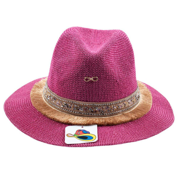 Panama Hat Pink Panter