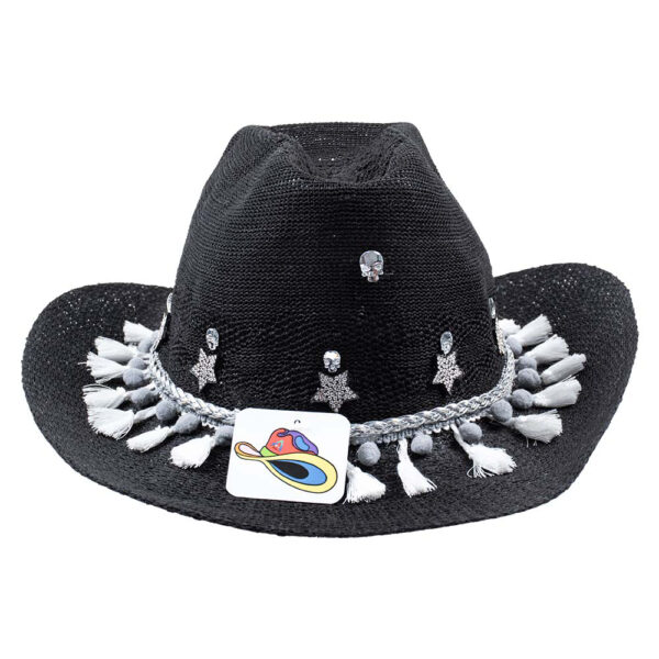 Cowboy hat Skull