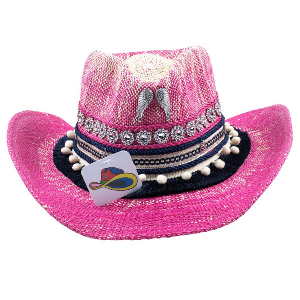 Cowboy Hat Alas Fucsia